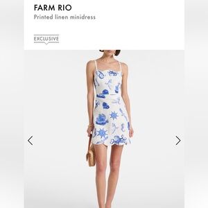 Farm Rio Nautical Dress - Perfect condition